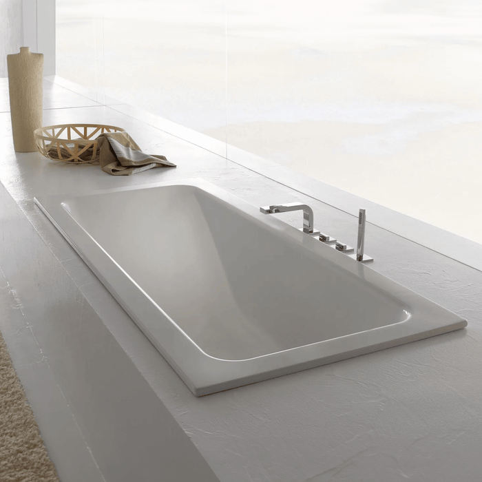 Bette One Relax Rectangle Drop In Bath 1800 x 800 mm Kit - Waste and Feet