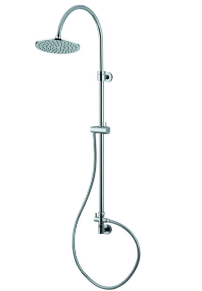 M&Z Set Radius 2 Shower Tower with Integrated Wall Elbow - No Handpiece