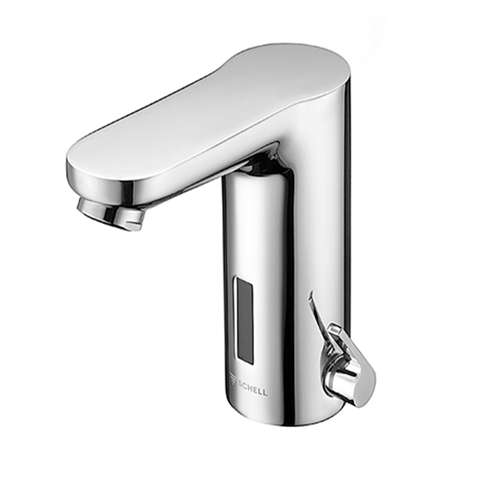 Schell Celis E-M Infrared Basin Tap (Mixed Water) - Battery Powered