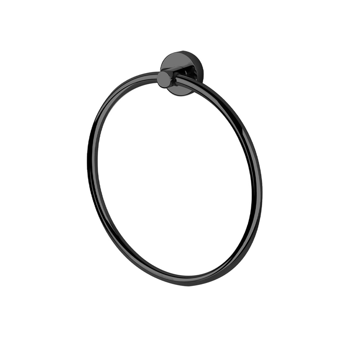 AV Towel Ring - Black Chrome (900156)