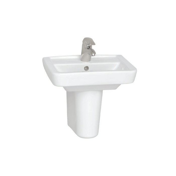 Vitra S20 Concept Wall Accessible Washbasin 500mm 1 Tap Hole